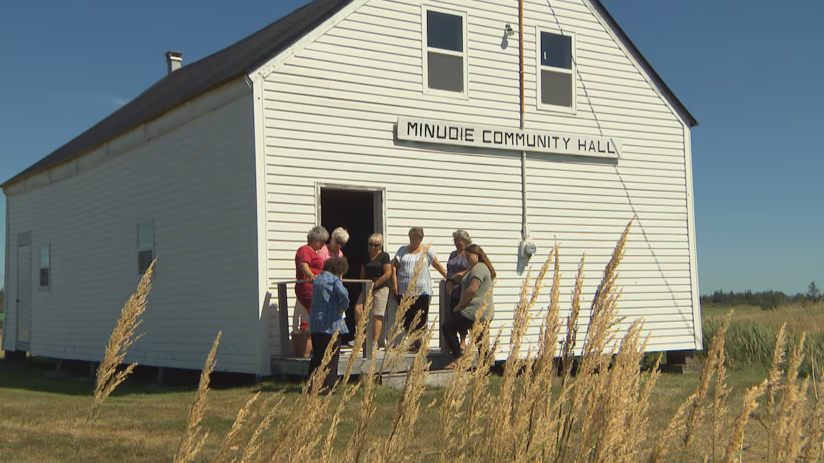 Community Hall du petit village de Minudie